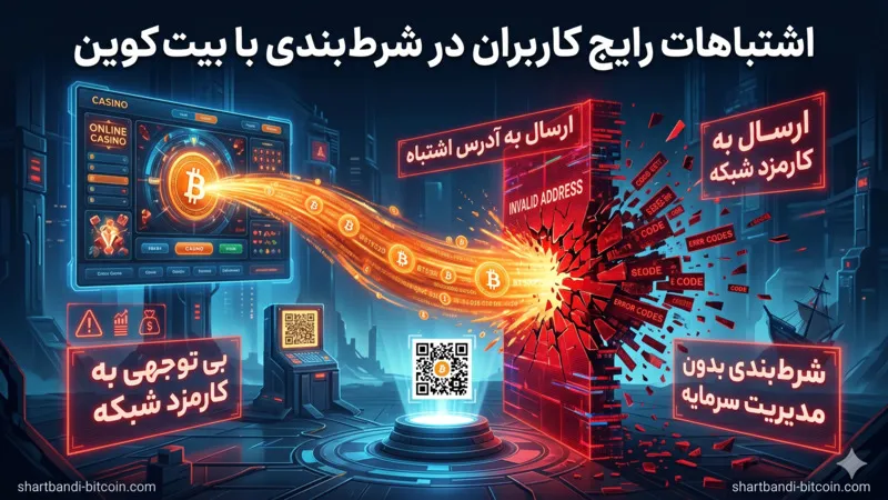 اشتباهات رایج کاربران در شرط بندی با بیت کوین